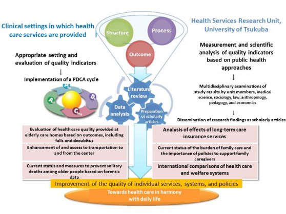 Figure1: Framework for the study of health services research